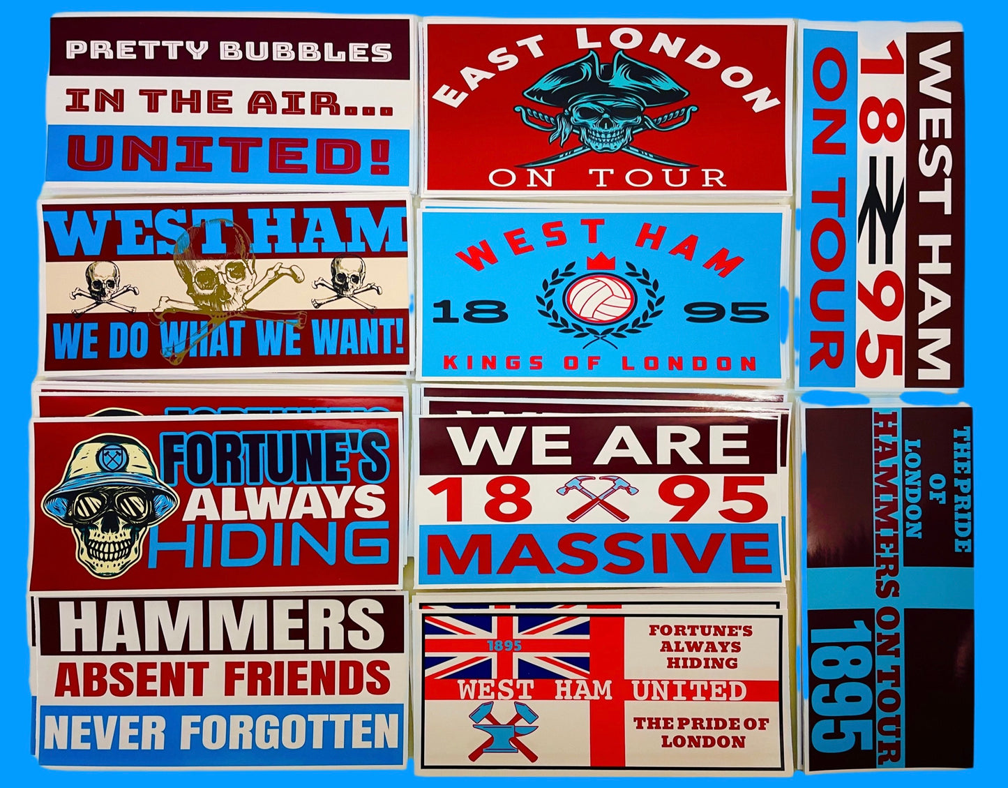 West Ham Stickers Mixed Pack