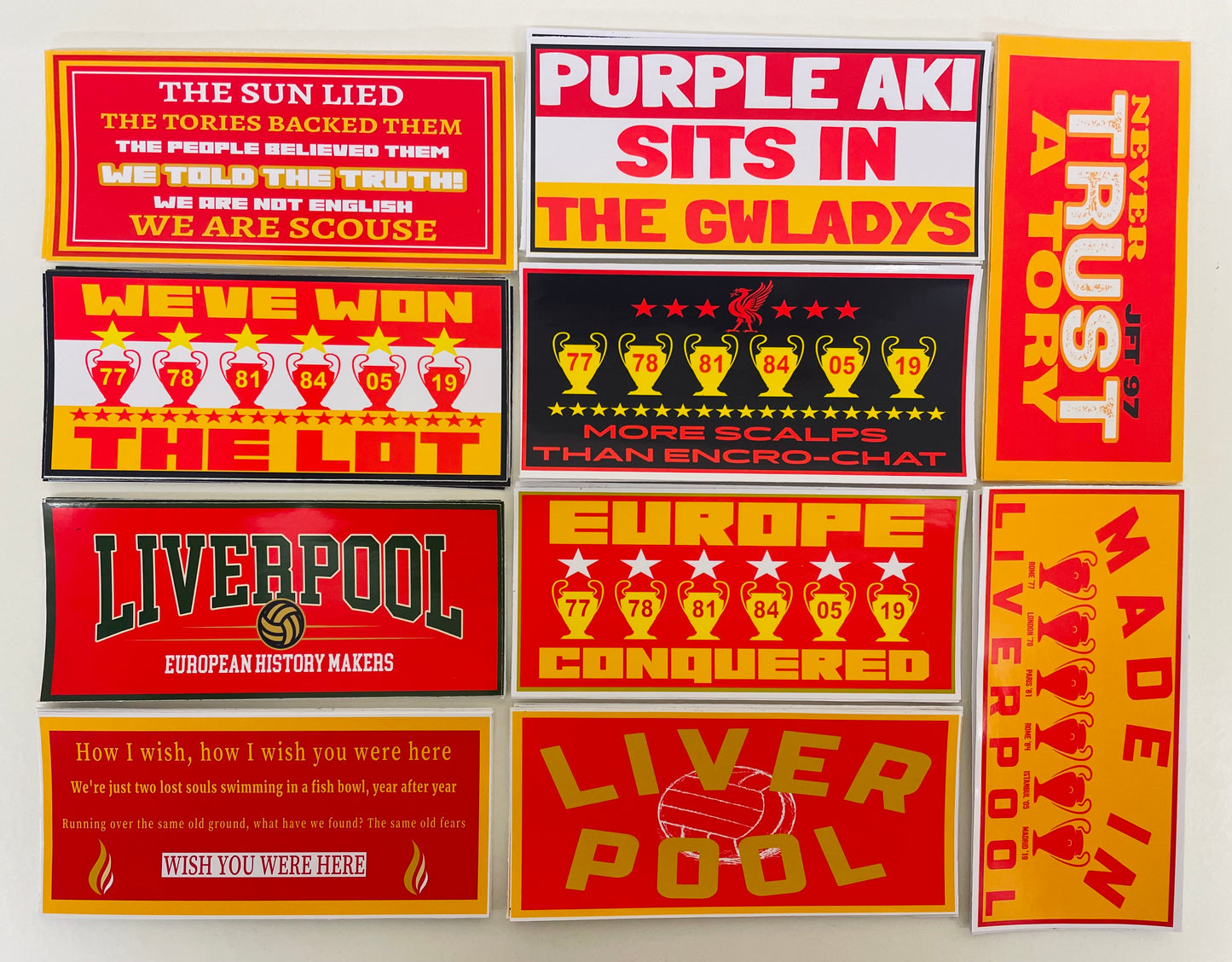 Liverpool Stickers Mixed Pack
