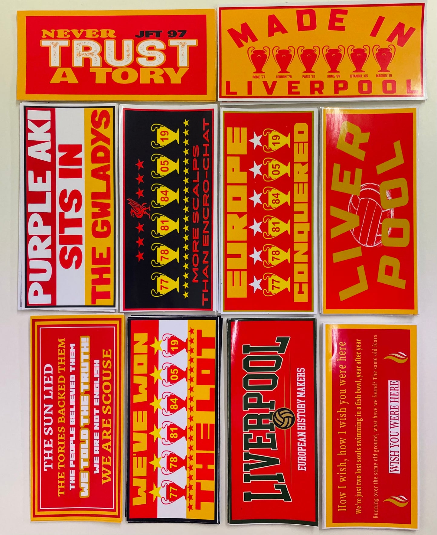 Liverpool Stickers Mixed Pack
